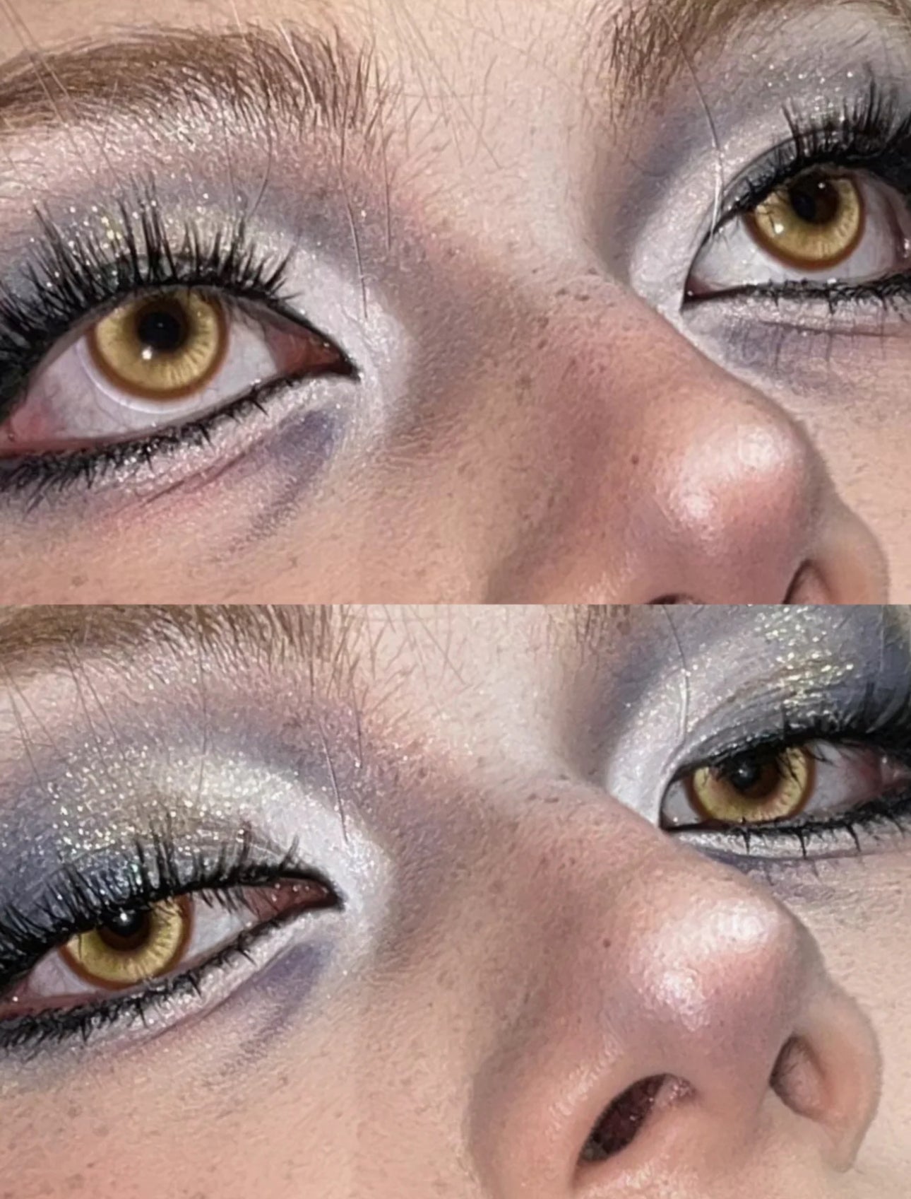 Lenspop 星辰泪金棕 两片装日抛