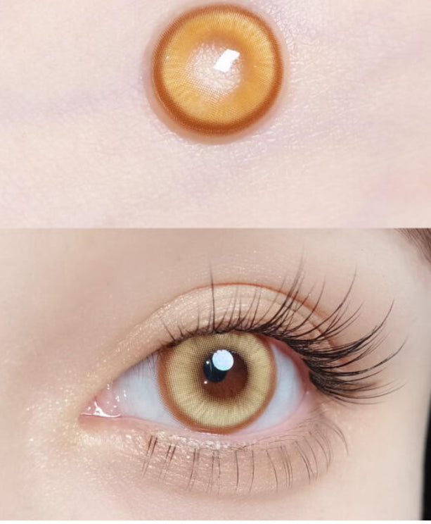 Lenspop 星辰泪金棕 两片装日抛