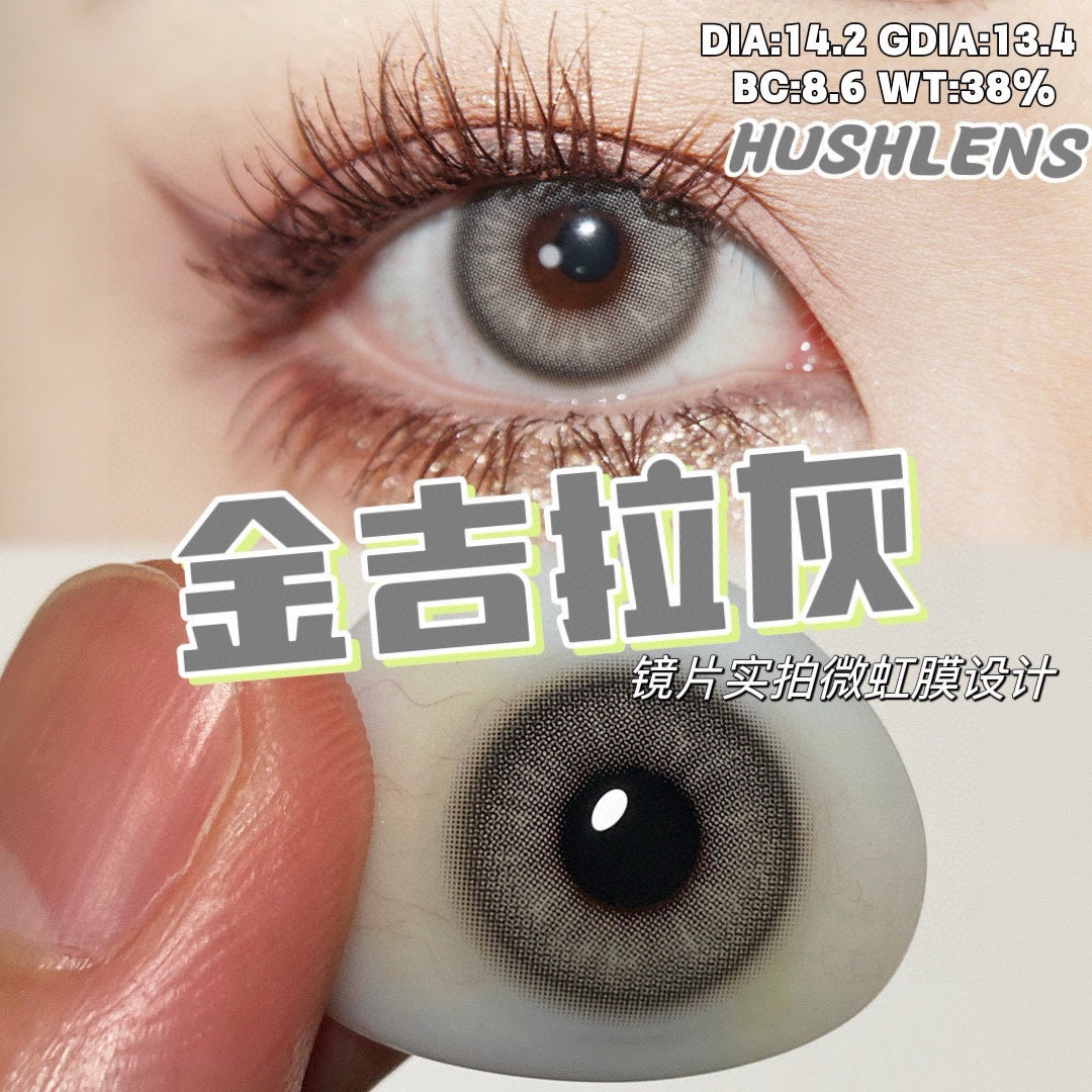 Hushlens 金吉拉灰 年抛